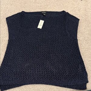 White House Black Market Dark Blue Women's Sweater